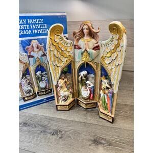 Costco Holy Family Nativity Scene With Angels And Three Kings Foldable 18x12”